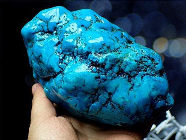 約：1905g超綺麗ターコイズ（トルコ石）原石B85J3/175J05C