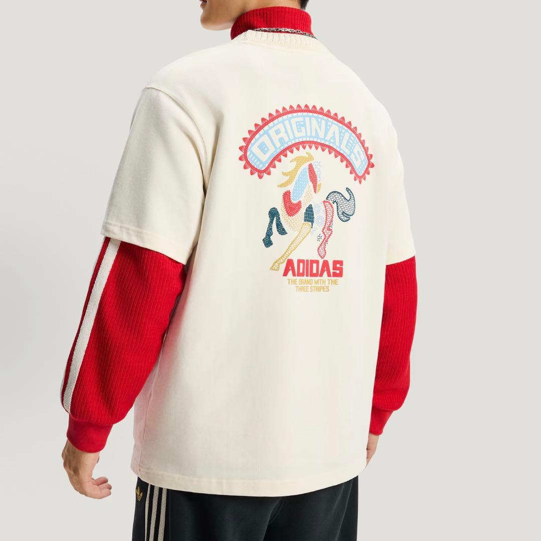 新品XS Adidas FW25 CNY 馬年限定 半袖Tシャツ KT0713