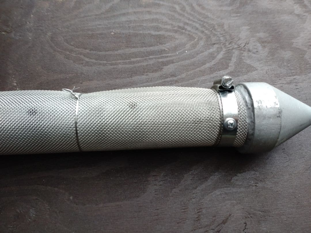 井戸掘り　先端　40a　 打ち込み井戸 ステンレスメッシュ付き