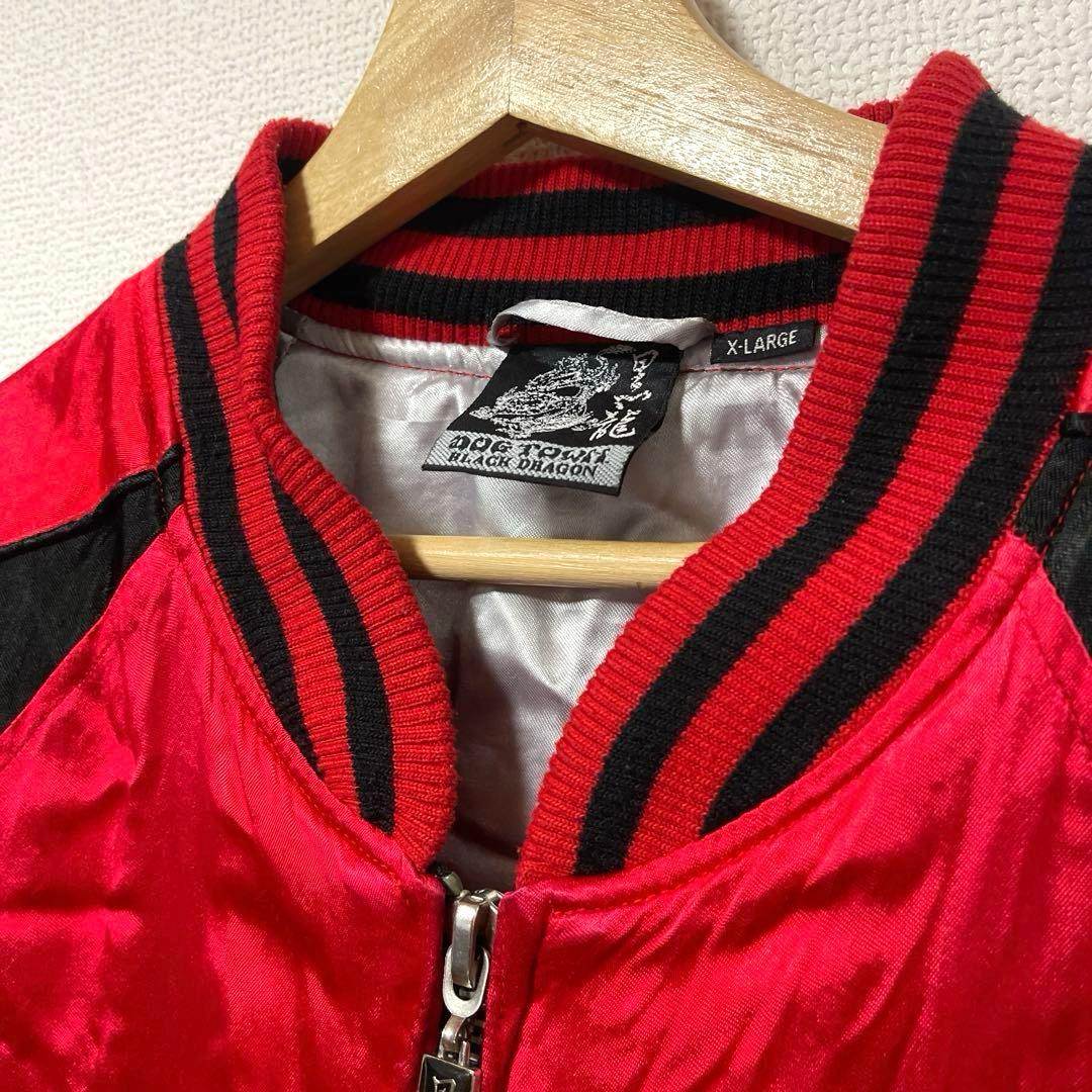 DOG TOWN ドッグタウン 黒龍 スカジャン XL 傷汚れ有 ヴィンテージ