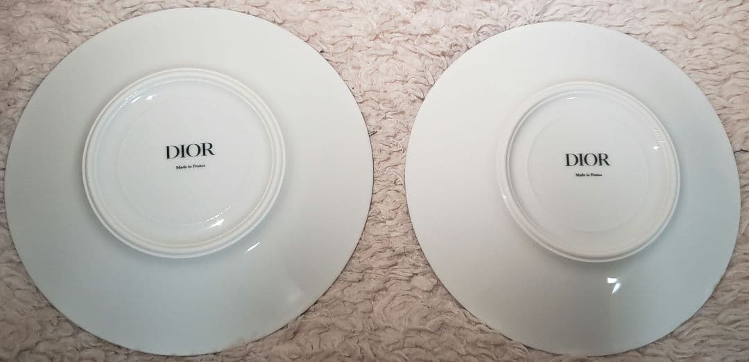 【未使用】ディオール トワルドゥジュイカップソーサー2客 27cmプレートセット