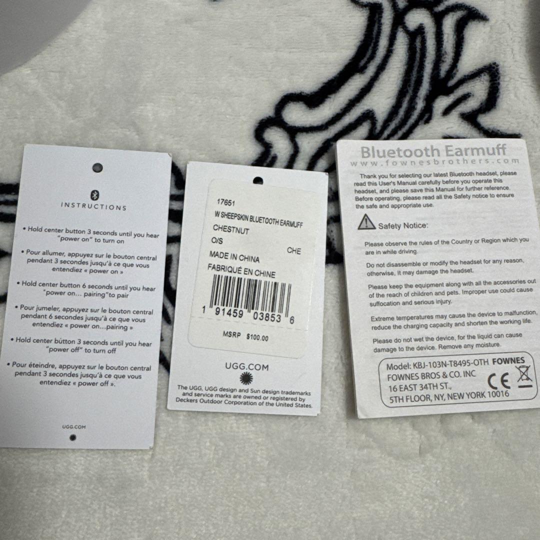 な*る様 UGG Bluetooth EARMUFFS アグ ヘッドホン