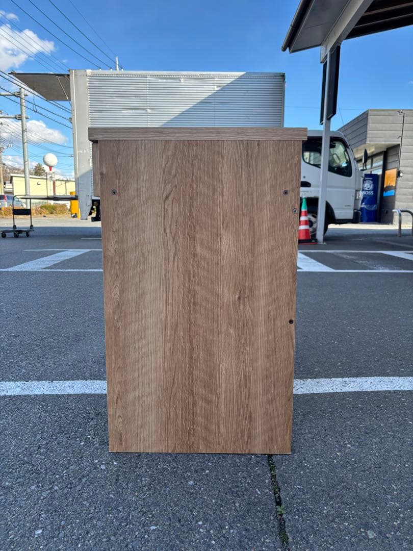 天然木調 配線すっきりデスク パソコンデスク ナチュラル