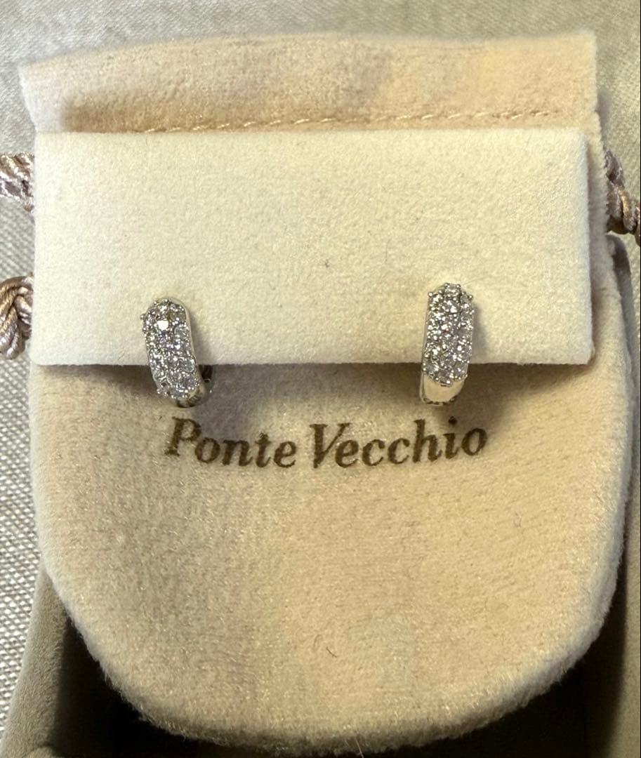 ポンテヴェキオK18ダイヤピアス