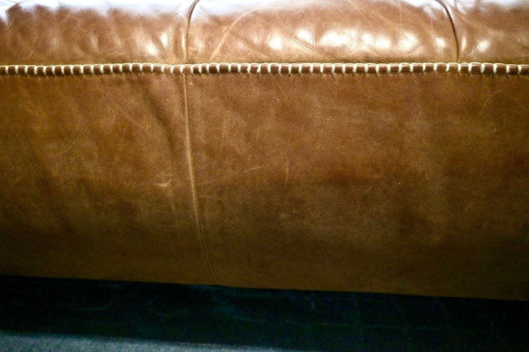 オピアムフレンズソファ 2.5人掛け OPIUM ブラウンレザー