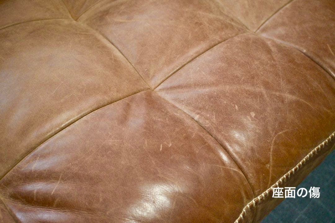 オピアムフレンズソファ 2.5人掛け OPIUM ブラウンレザー