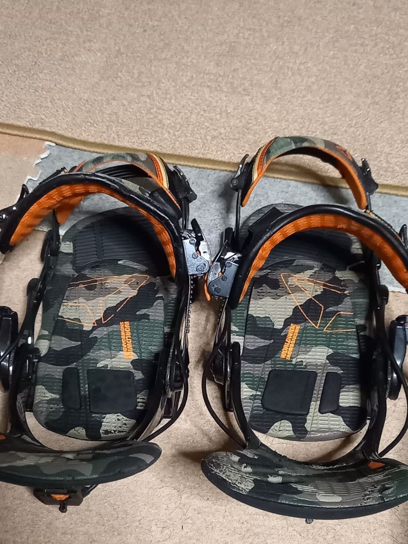 SP スノーボードビンディング カモフラージュ