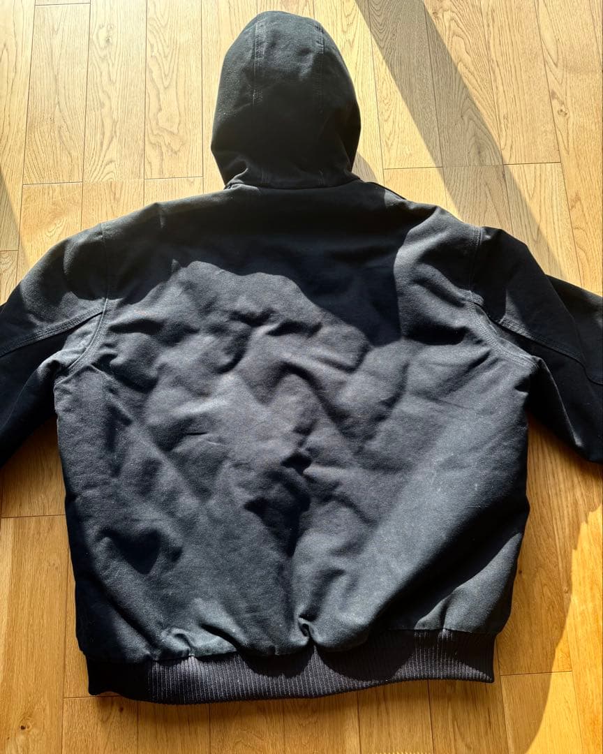 希少　USA製 carhartt アクティブジャケット　ブラック
