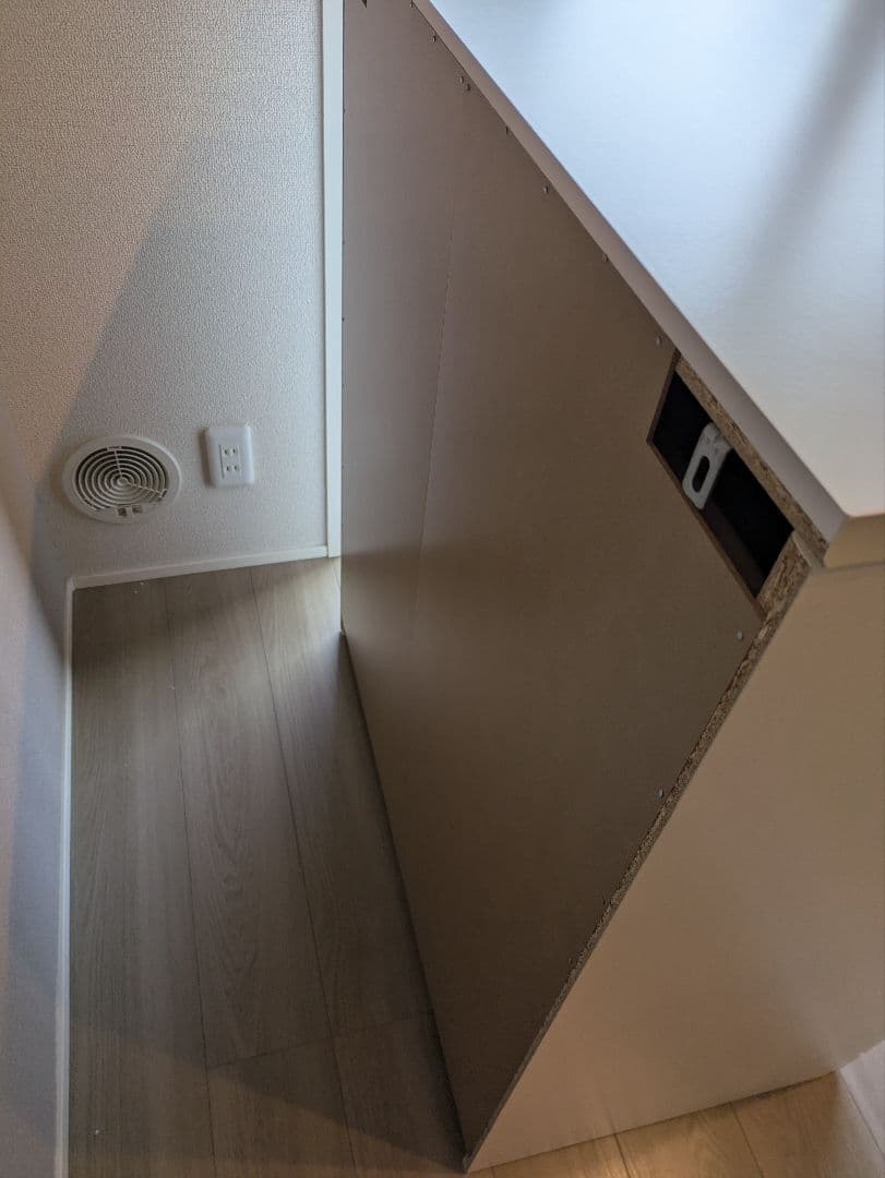 【発送頼める便】ホワイトチェスト 4段 引き出し付き　IKEA MALM マルム