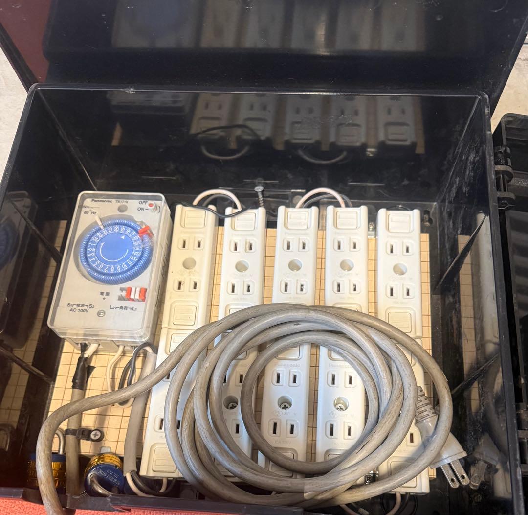 LRKストレートライト100球 ブラックコード【LRK100】白・赤色4セット