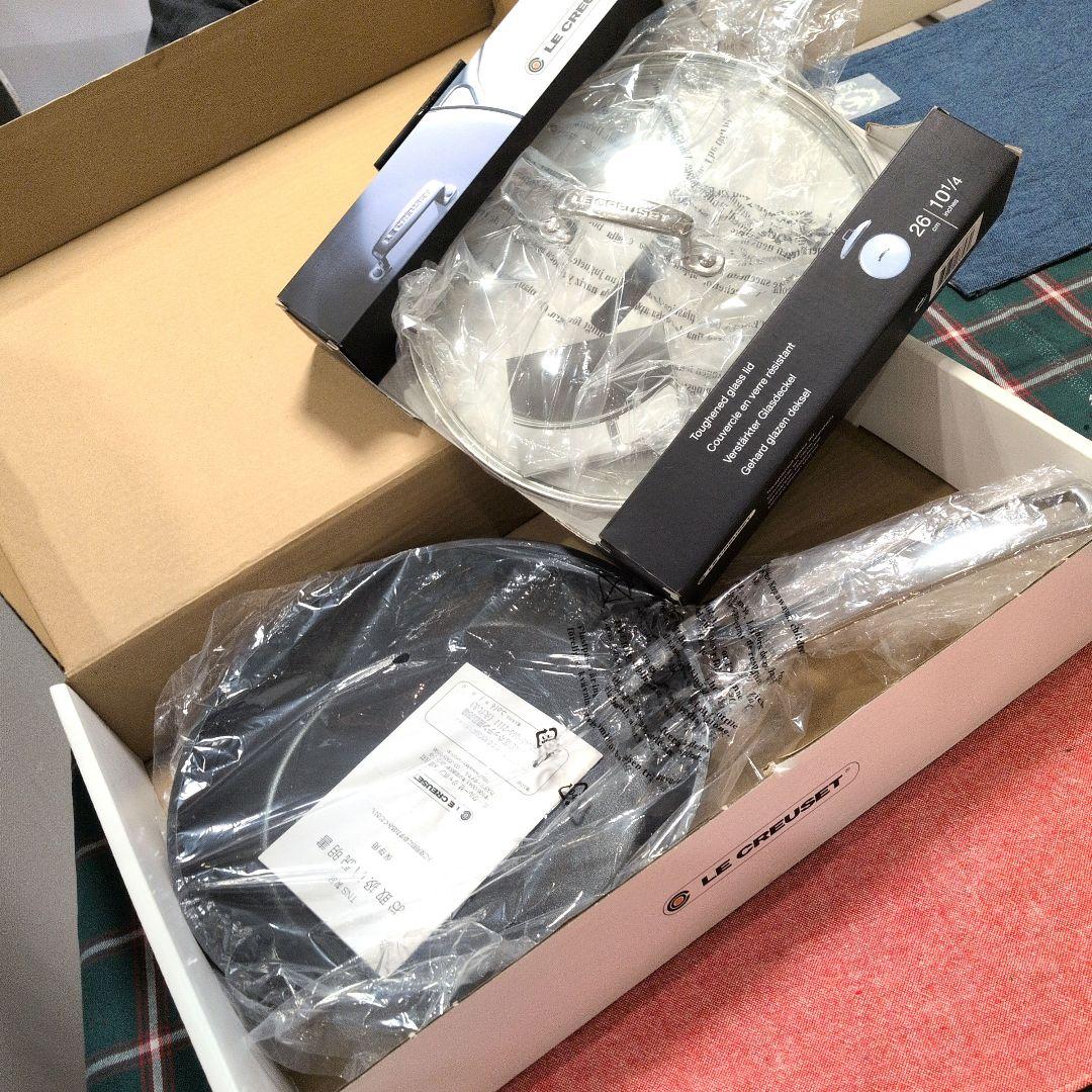 Le Creuset 26cm フライパン 蓋付き