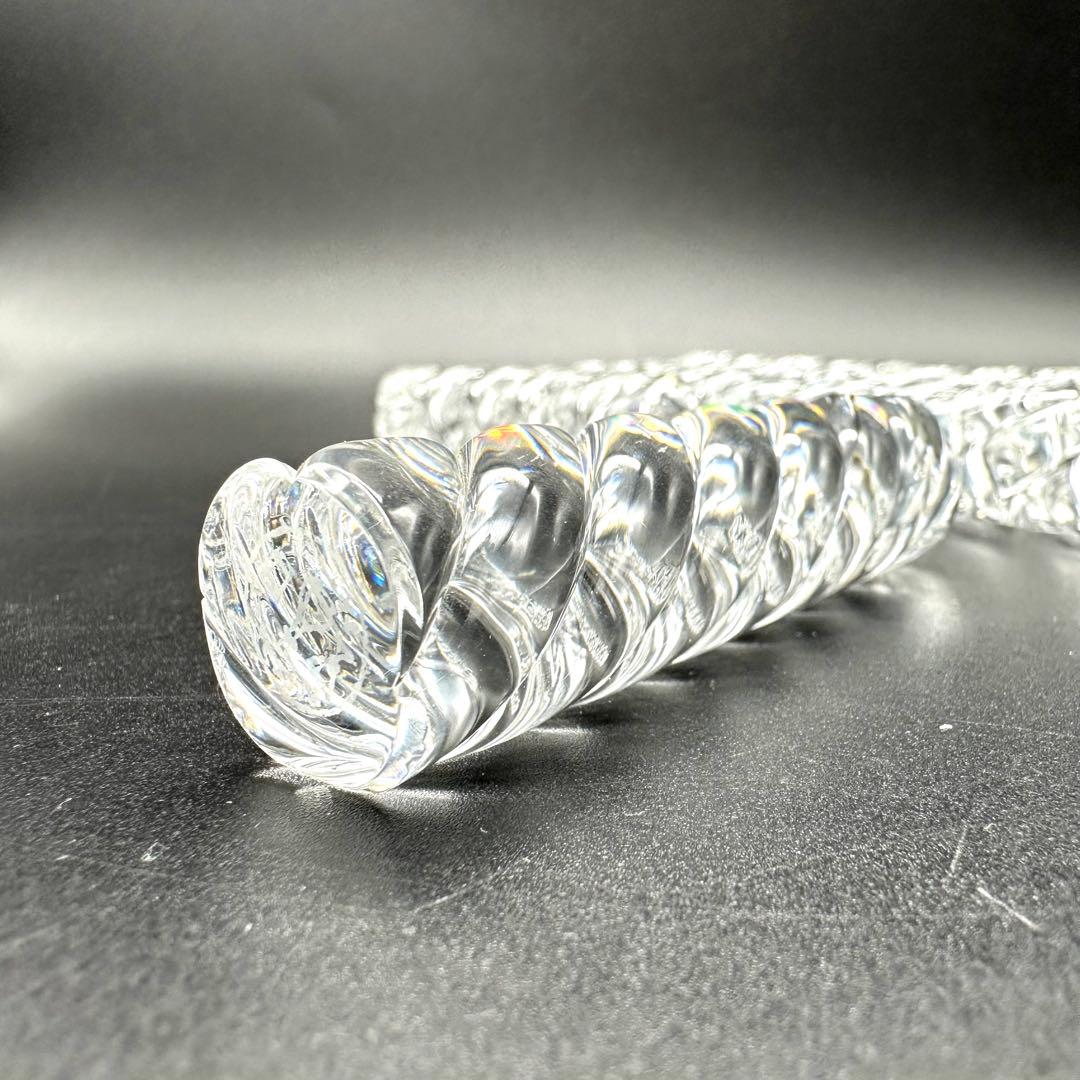 【美品】Baccarat バカラ カトラリーレスト ツイストバンブー12本