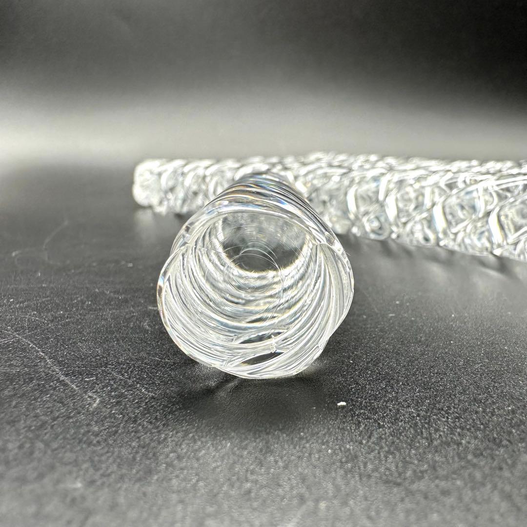 【美品】Baccarat バカラ カトラリーレスト ツイストバンブー12本