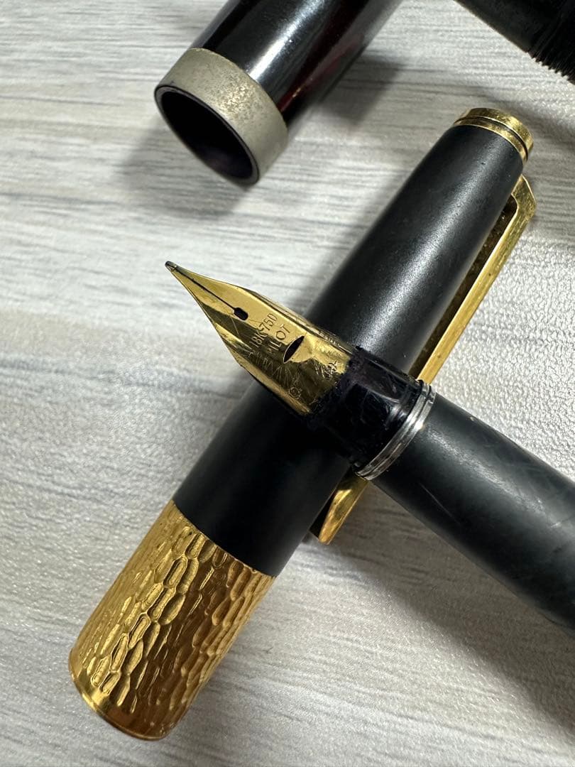 筆記未確認 万年筆 PILOT GRANDEE ペン先刻印あり 18K-750