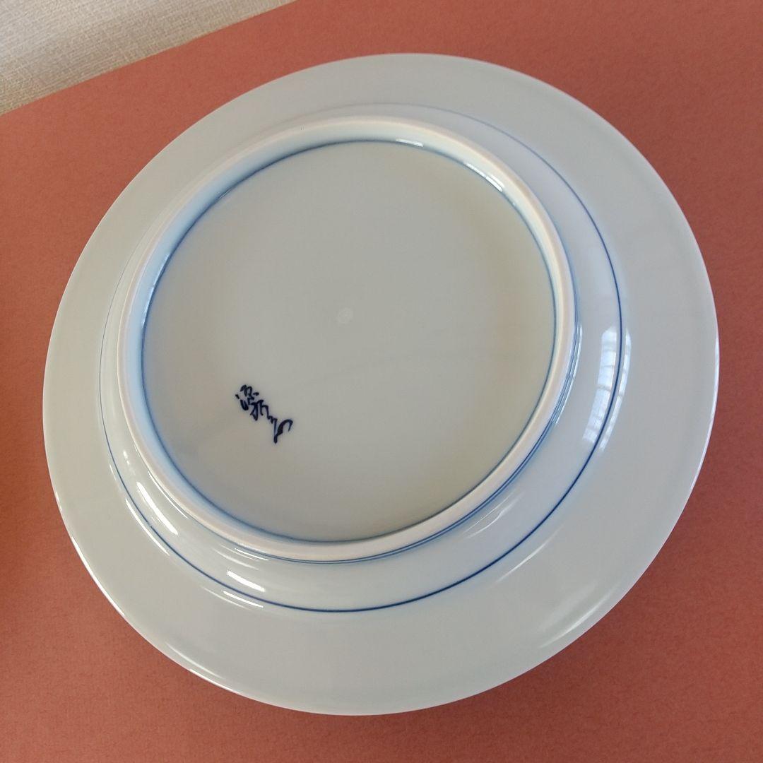 源右衛門窯⭐️染錦クズニク手石竹花文 皿