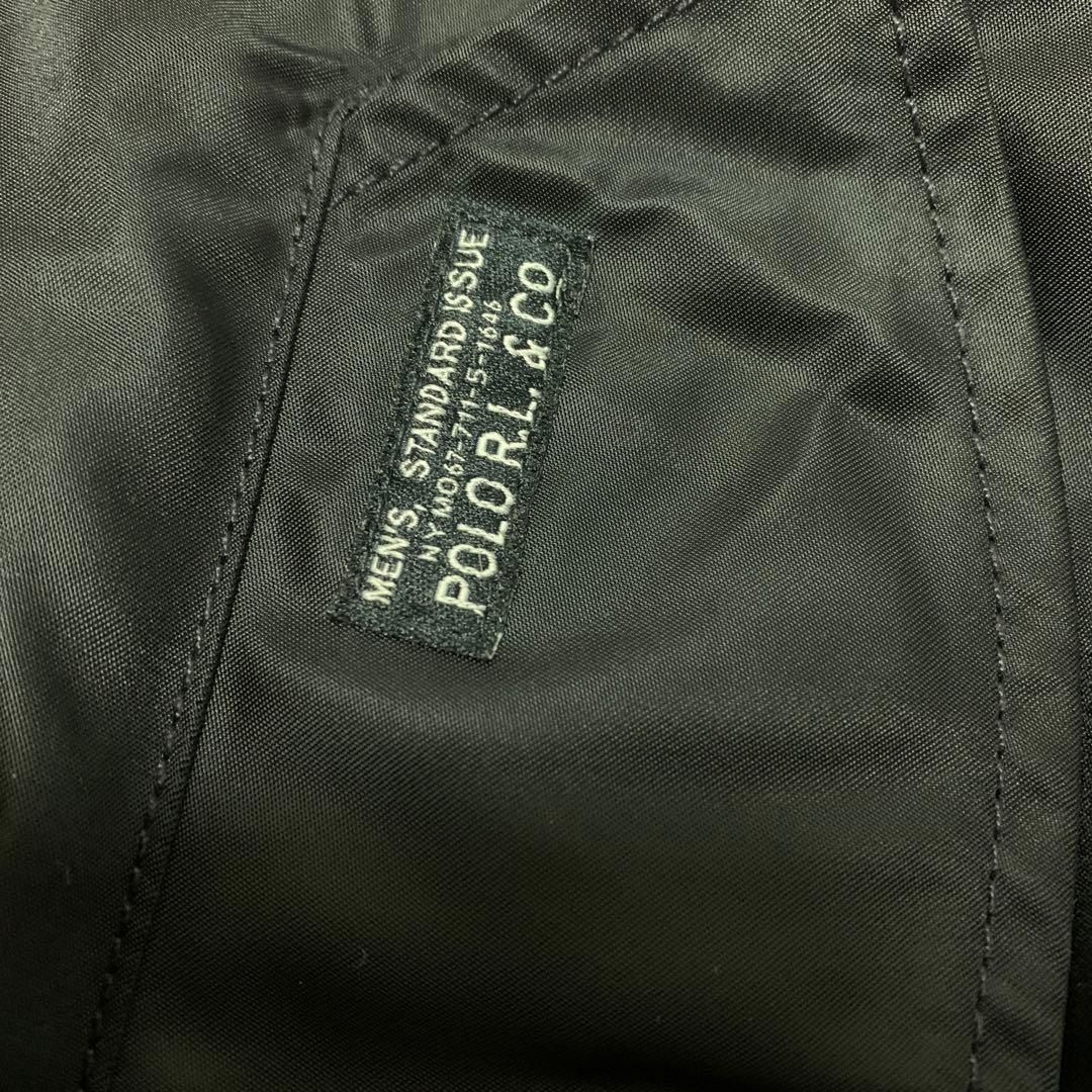 ポロラルフローレンMA-1フライトジャケット ブラック50s 60s y2k