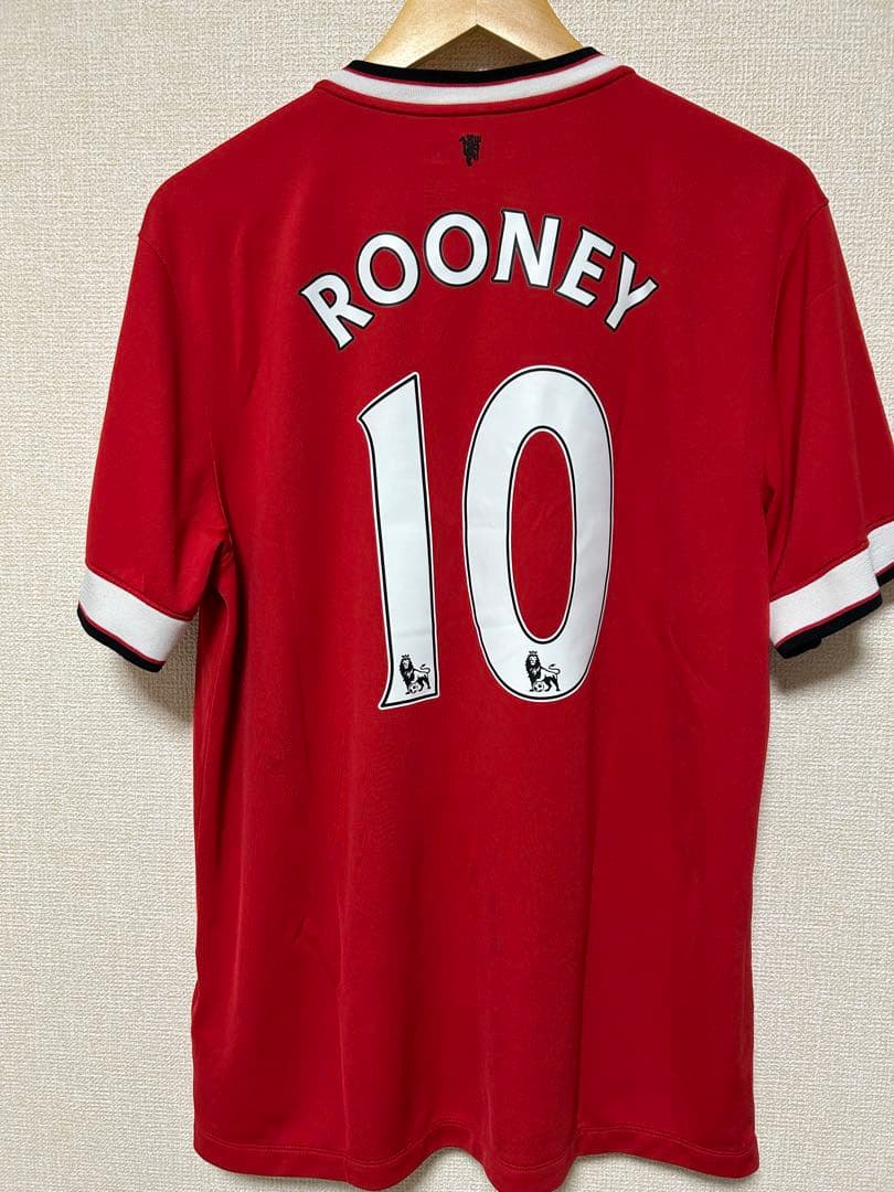 【正規品】マンチェスターユナイテッド ルーニー 14/15ユニフォームＬサイズ