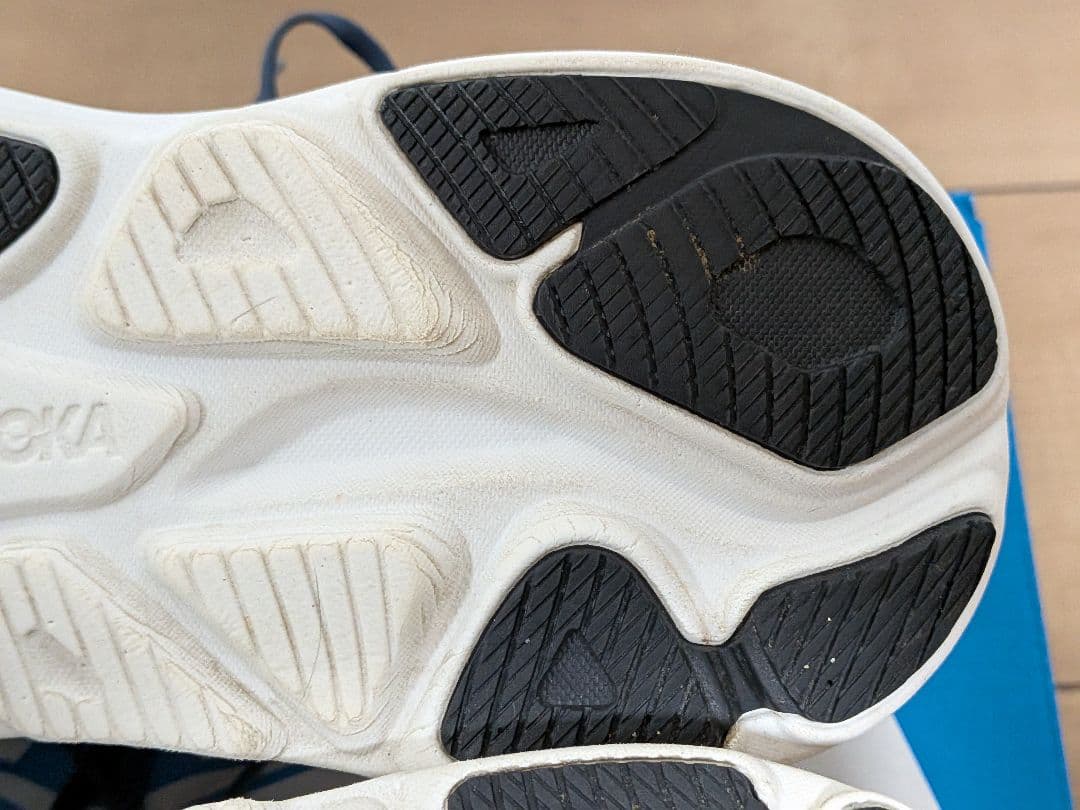 HOKA クリフトン10　ネイビー✕ホワイト 26.5cm