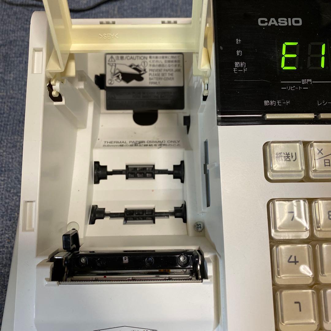 値下げ、❗️カシオ◆電子レジスター　SE-S10◆ロール紙８巻付