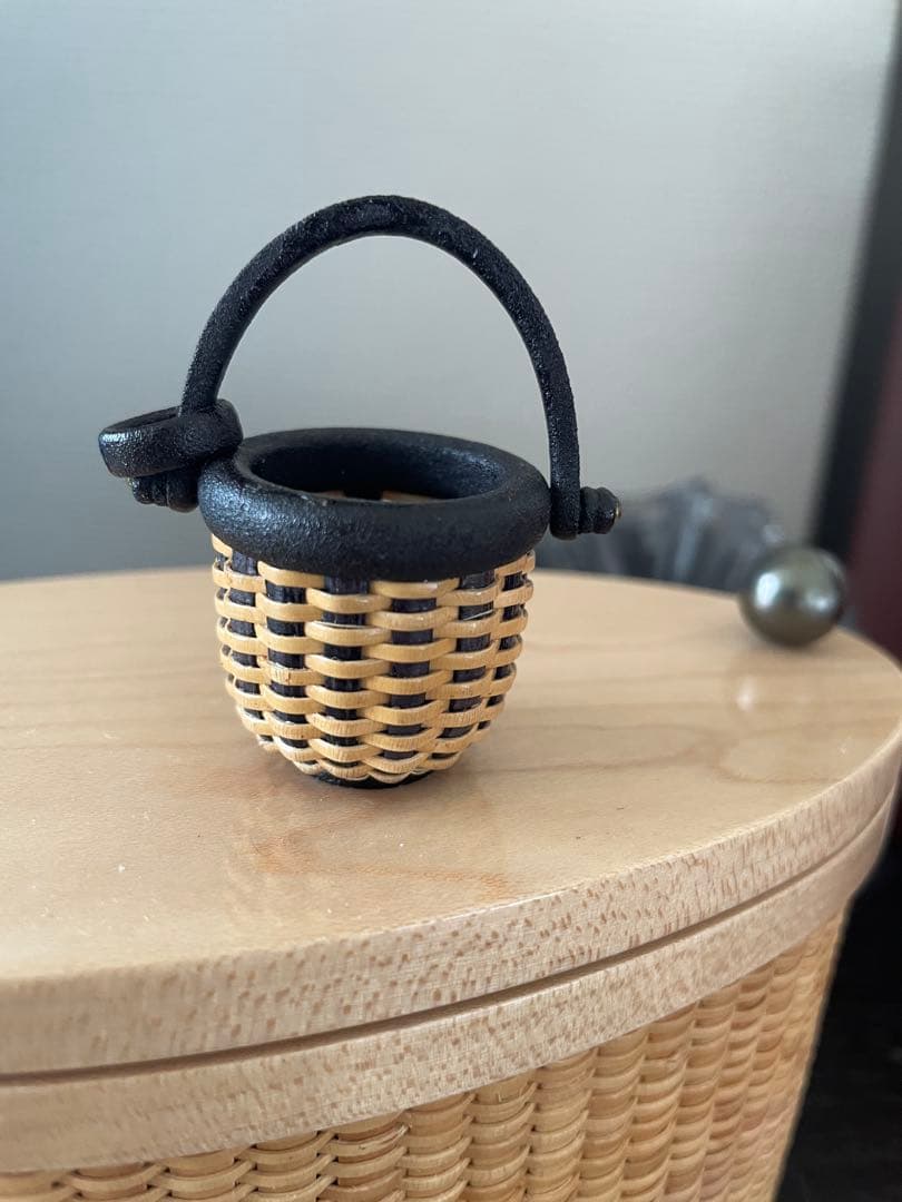 ナンタケットバスケット・1inch 黒檀