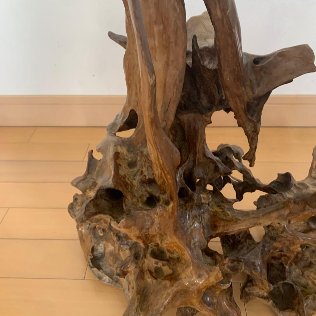 希少‼️ 木製インテリア置物 自然形状　流木(50×50×66)
