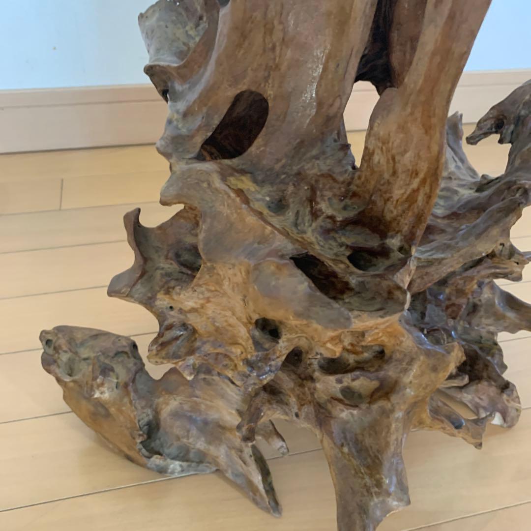 希少‼️ 木製インテリア置物 自然形状　流木(50×50×66)