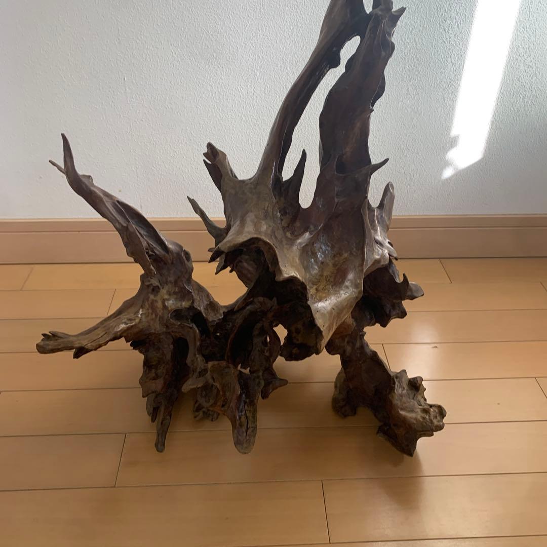 希少‼️ 木製インテリア置物 自然形状　流木(50×50×66)