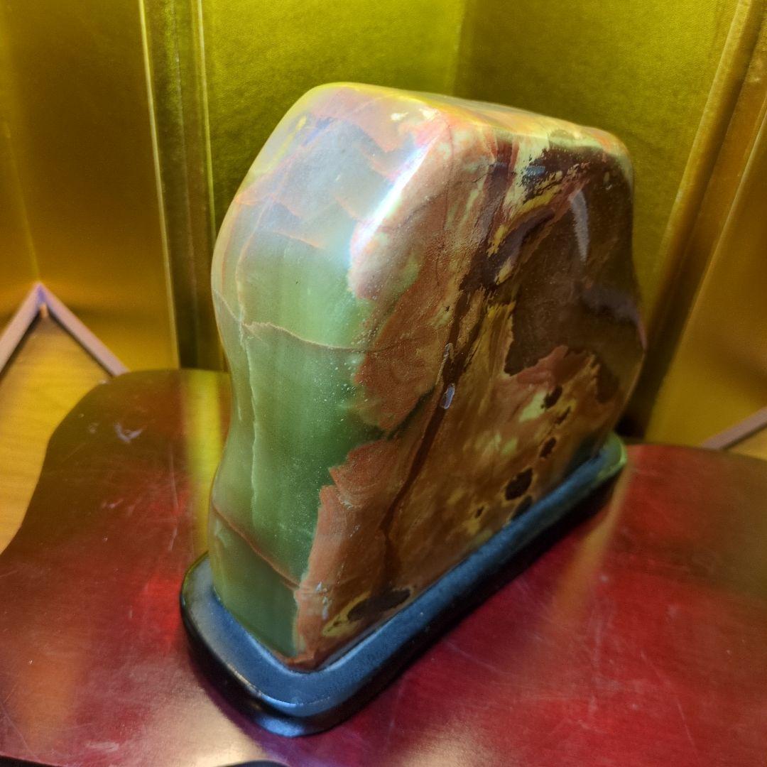 メノウ？オニキス？ 約3.6kg 専用台座付 天然石 自然石 パワーストーン