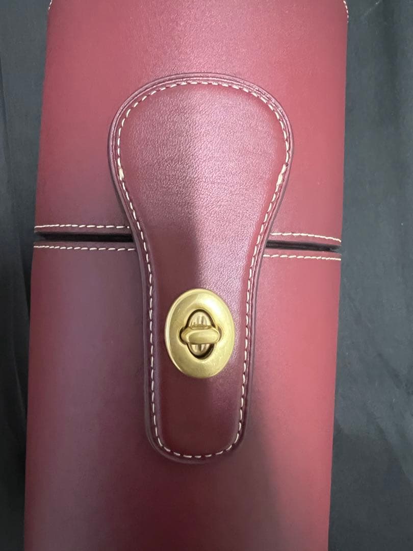 【非売品】COACHワインボトルケース/レザー/BRD/