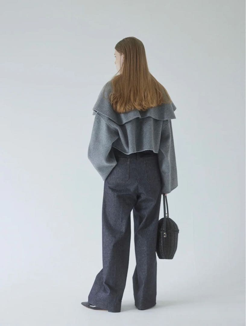 【美品】Girlishガーリッシュ ビッグカラーボレロ