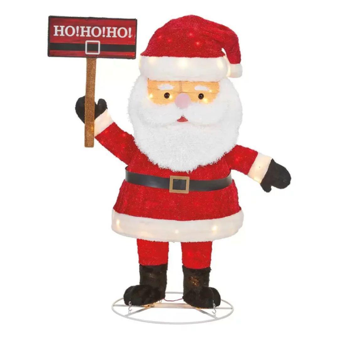 サンタとそのともだちのLEDライト♡イルミネーションサンタトナカイ4体