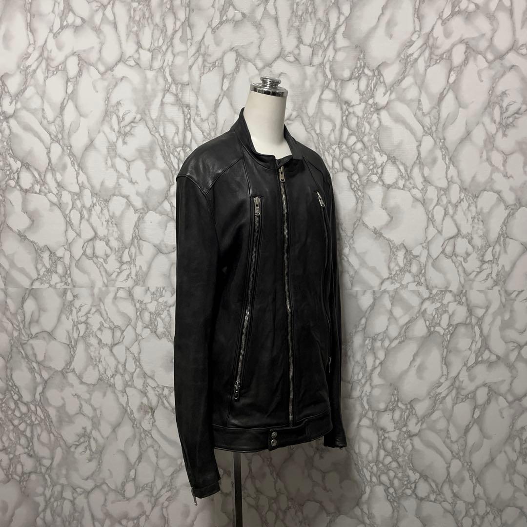 RIPVANWINKLE 定価¥239,800 ディアスキンレザーライダース鹿革