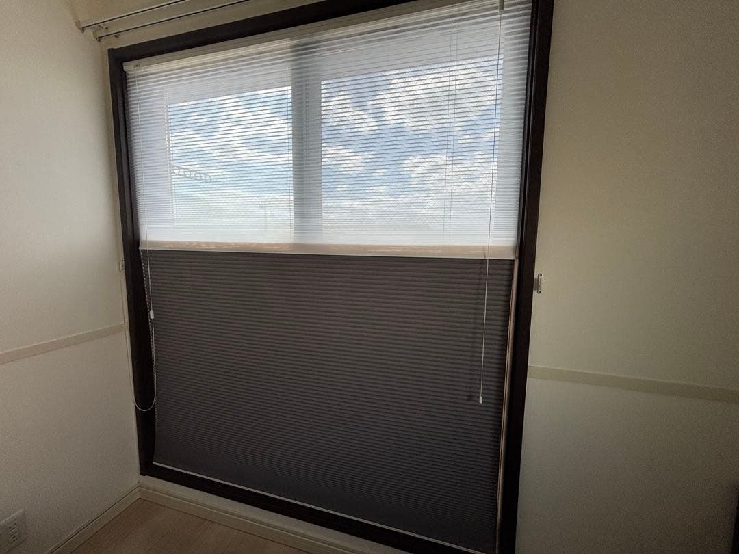 幅1650mm TUISS ツインハニカム シアーダークグレー つっぱり式