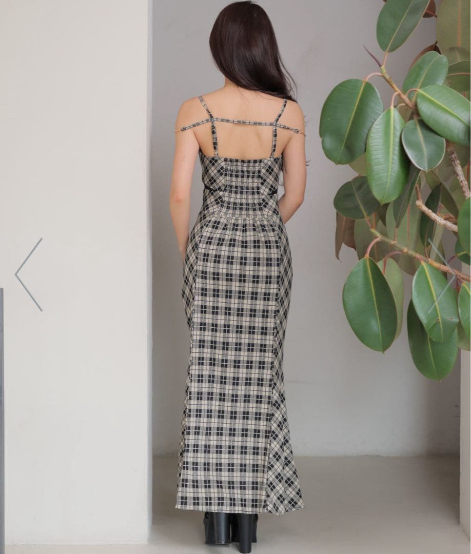 【LIPSERVICE リップサービス】サイドシアーマーメイドキャミワンピースS