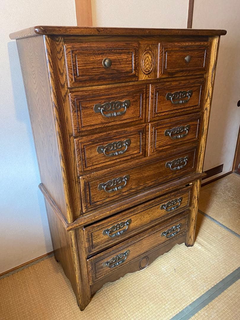 American Drew 6段チェスト USA 英国ヴィンテージ chest