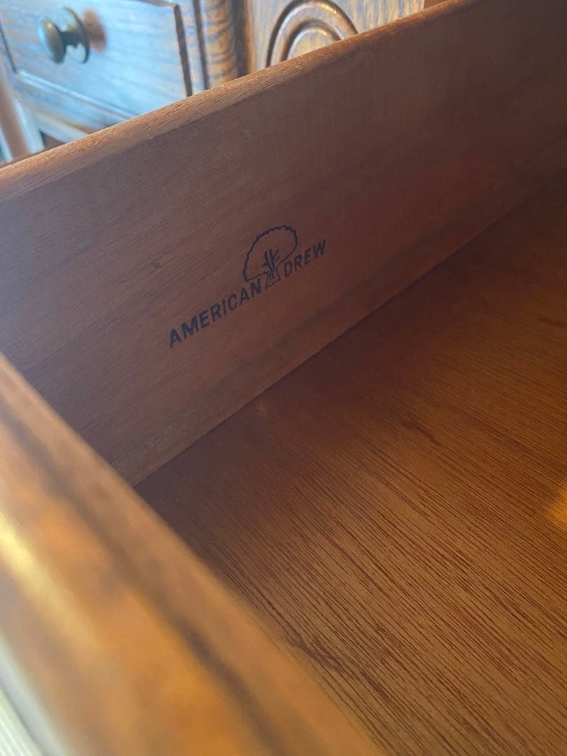 American Drew 6段チェスト USA 英国ヴィンテージ chest