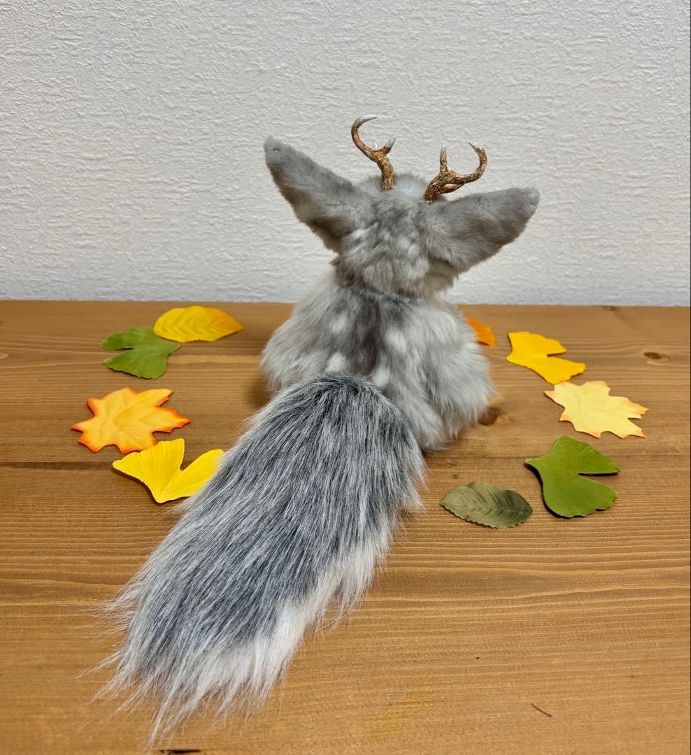 まんまる鹿ちゃん　ハンドメイド　ぬいぐるみ　アートドール
