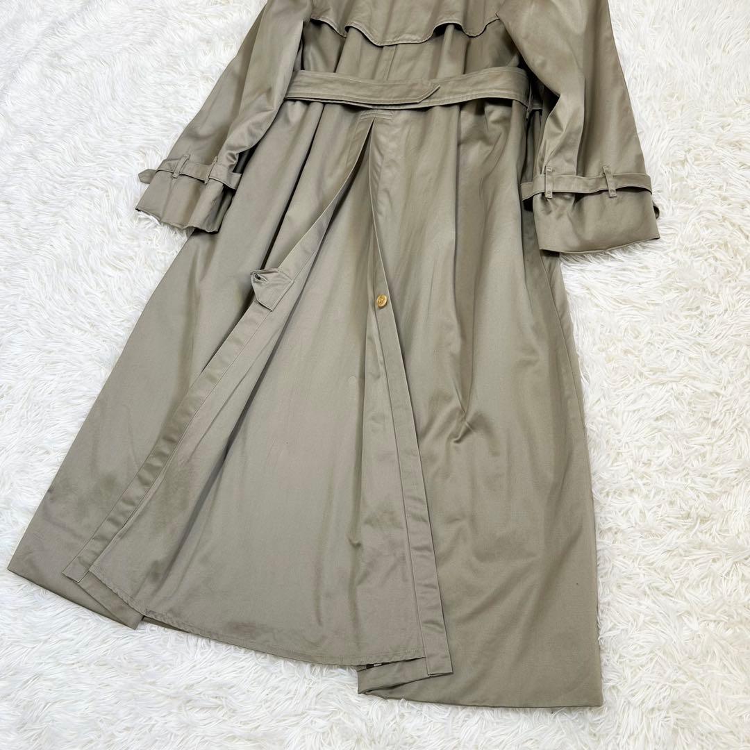 バーバリーズ トレンチコート ノバチェック カーキ系 レディース M