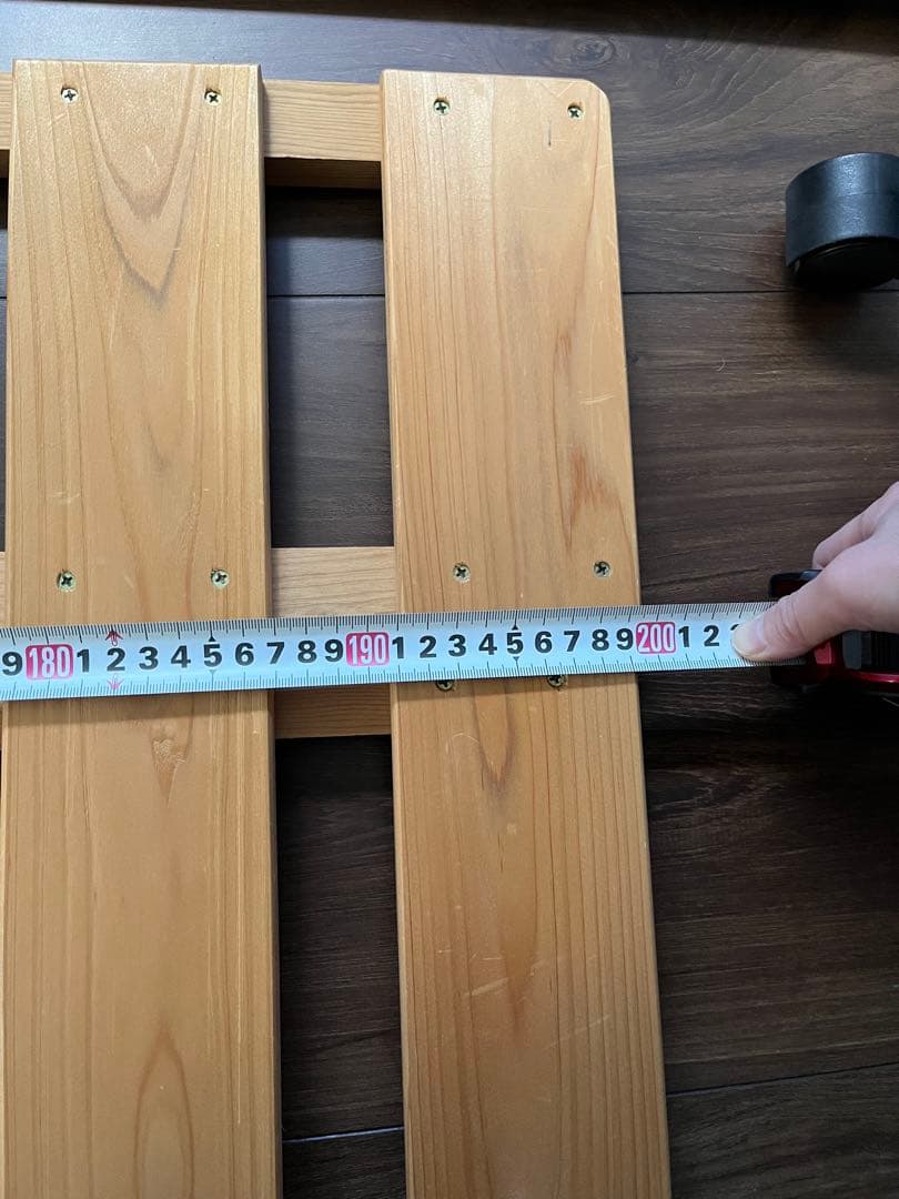 すのこ　ダブル　木製すのこベッド