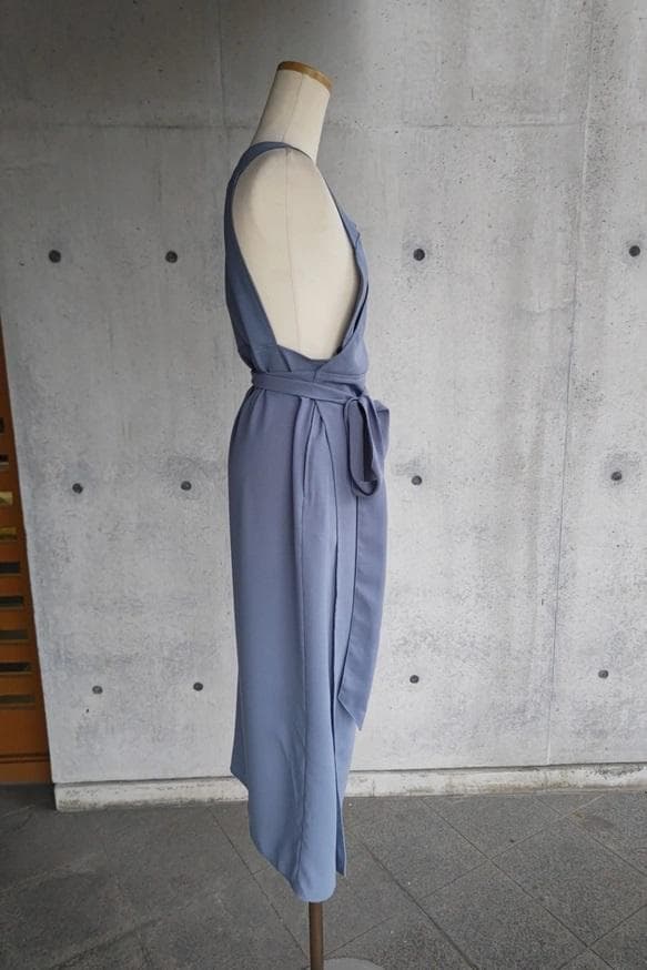 茶道お稽古に最適。羽織ロングエプロン【S-3L/日本製】127100-39