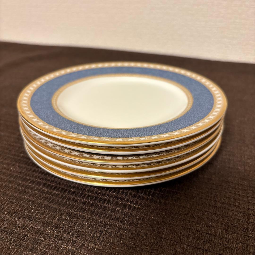 ウェッジウッド　ユーランダー　パウダーブルー　デザートプレート　15.5cm