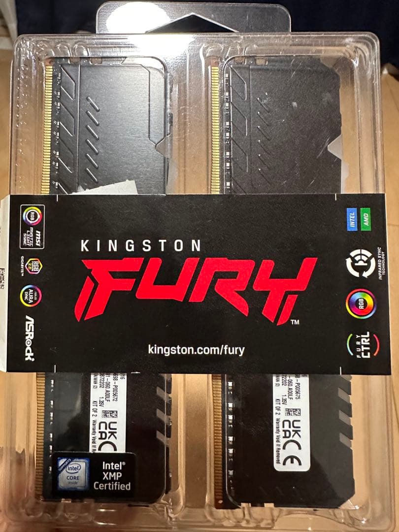 メモリー KINGSTON FURY BEAST DDR4 16GB(2x8GB)