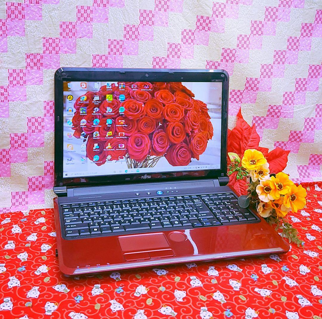 極上品！Corei5！テレワーク可能！富士通ノートパソコン！Win11！動画編集