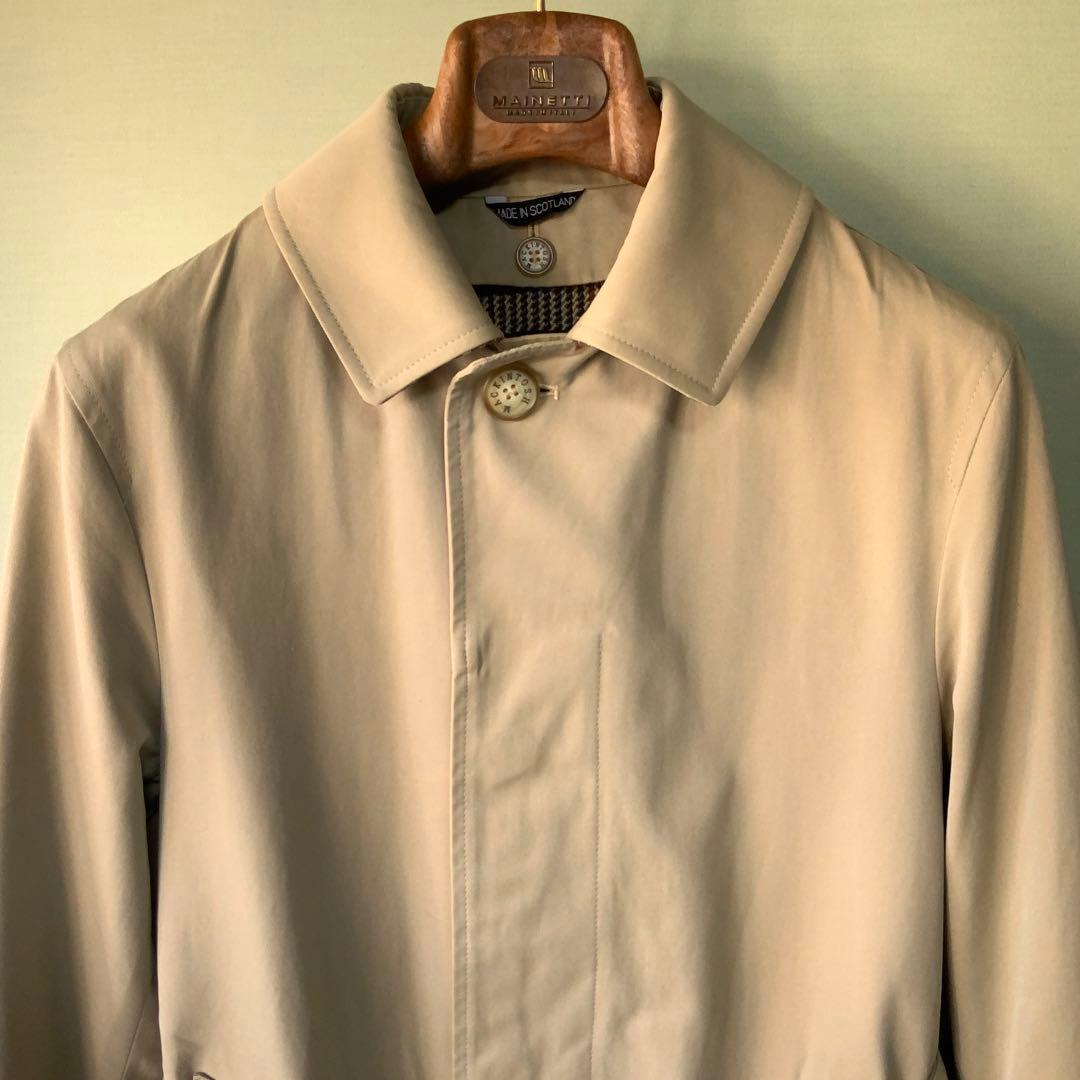 美品 Mackintosh マッキントッシュ ベルテッドコート 38カーキ英国製
