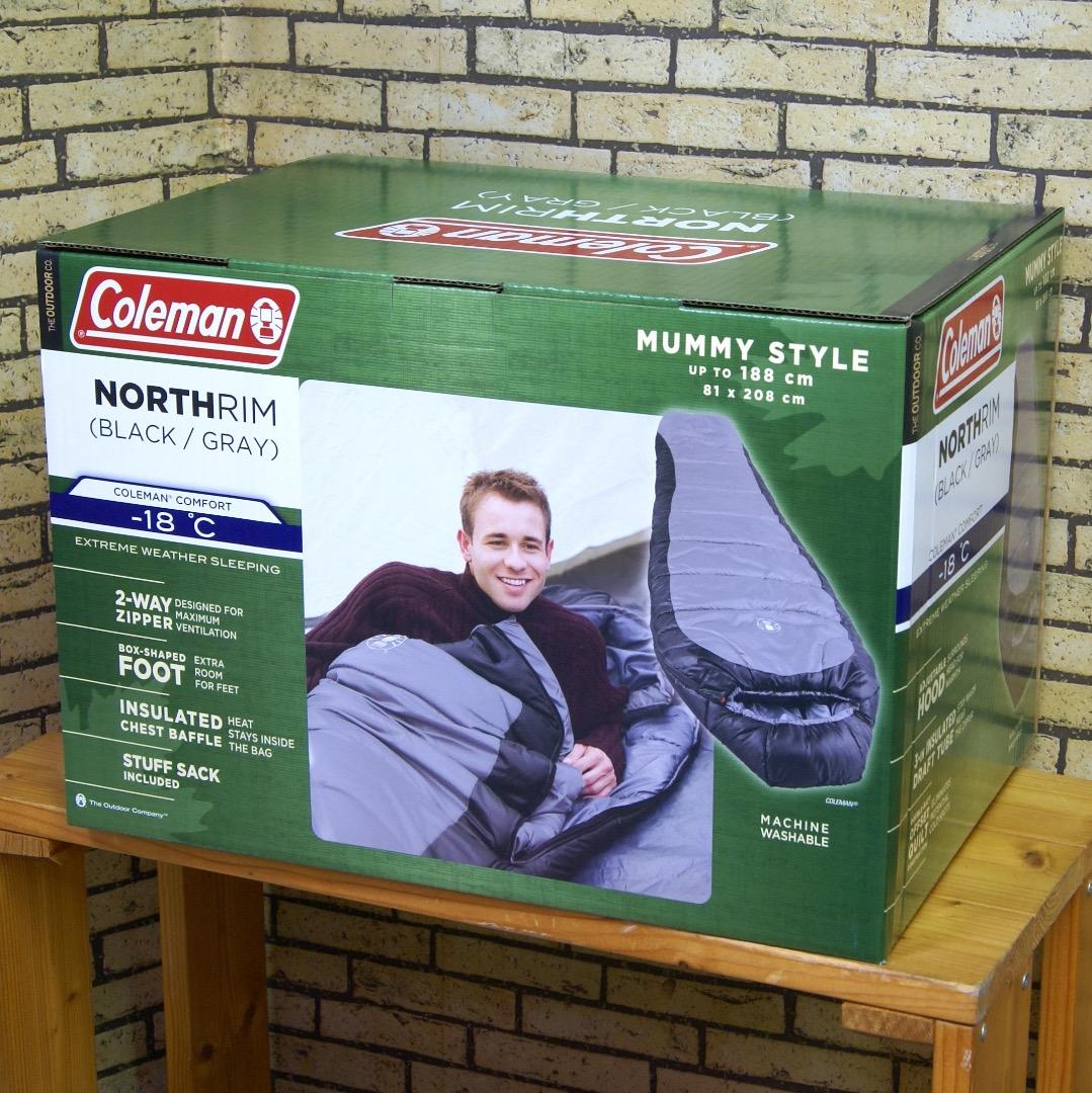 Coleman NORTHRIM 寝袋 -18°C マミースタイル