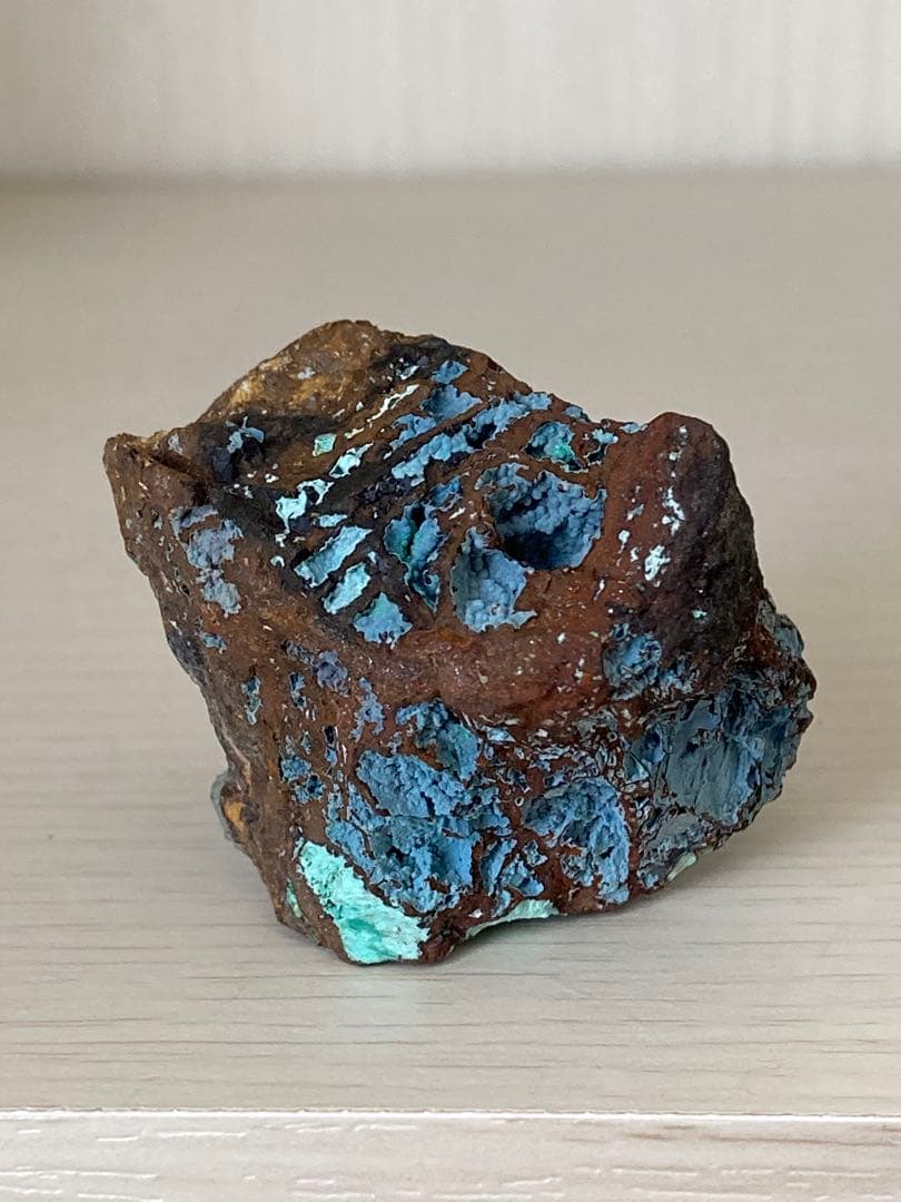 ジェムシリカ　母岩付き　クリソコラ　ドゥルージー　シリシファイド　原石　鉱物