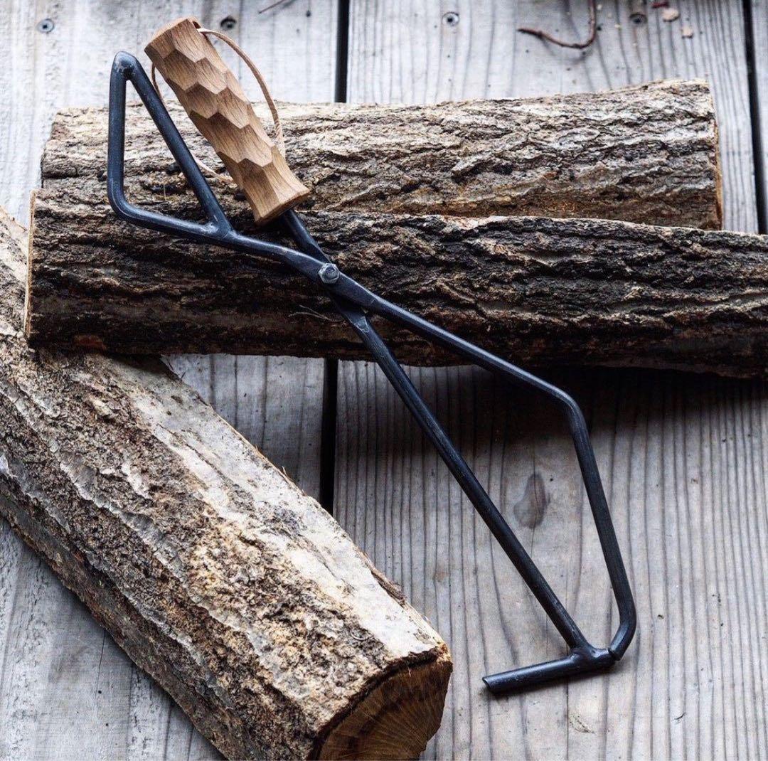 ネルデザインワークス　nerudesignworks 薪トング　薪バサミ