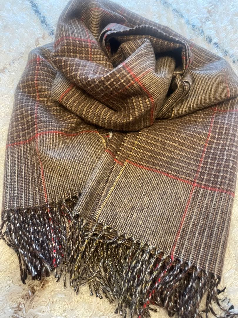 美品！【ジョンストンズ】カシミヤストール/大判ストール/Johnstons