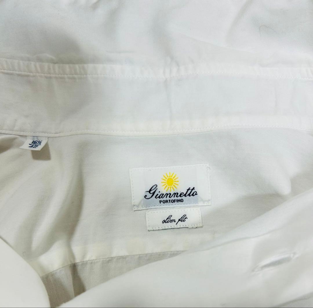 ジャンネット　 2枚組　ホワイト　ドレスシャツ　42