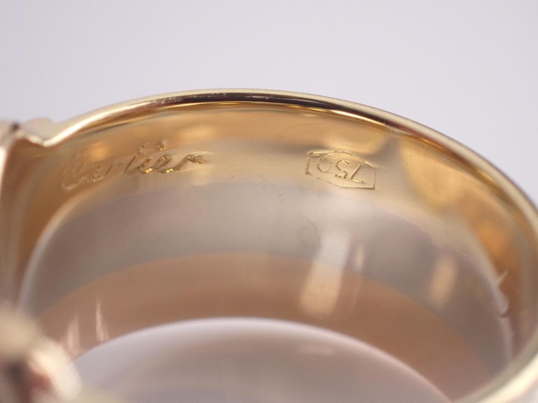 Cartier　カルティエ　C2リング　指輪　750WG/PG YG 52号
